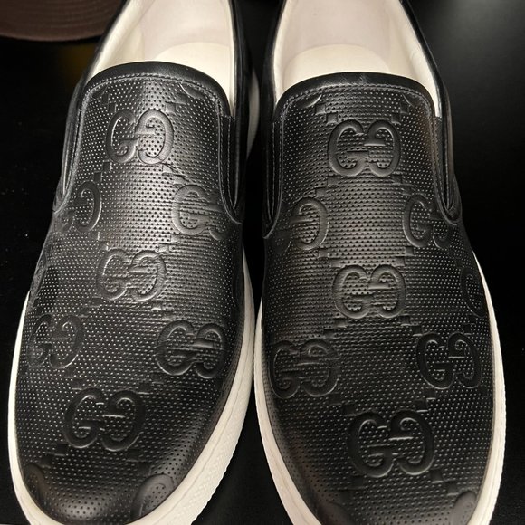 Gucci Leather Slip Shoes